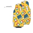 thumbnail image 4 of LAKIMCT Movie Film Pattern Car Seat Covers Vehicle Front Seat Covers Universal Fit Seat Protector, 4 of 9
