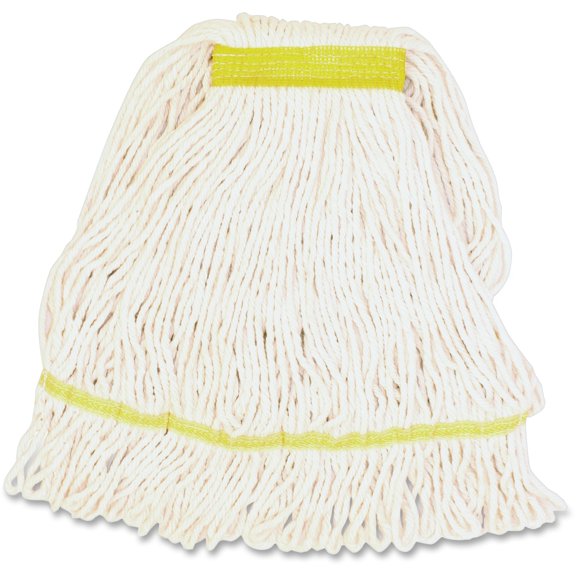 Genuine Joe, GJOSWH1B, Narrow Band Small Mophead, 1 Each, White