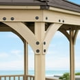 thumbnail image 5 of Yardistry YM11924COM Yardistry 12 ft. Meridian Octagon Gazebo, 5 of 7
