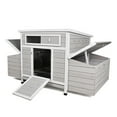 thumbnail image 5 of Pet Pens & Hutches Large Wooden Chicken Coop Outdoor Hen House Poultry Cage for Outdoor with 2 Sides Nesting Boxes,Dog Pens, 5 of 8