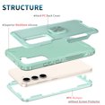 thumbnail image 6 of Petocase for Samsung Galaxy S23 Case,with 2 Screen Protector&2 Lens Protector Heavy Duty Full Body Shockproof Kickstand With 360° Ring Holder Support Car Mount,Green, 6 of 8