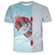 thumbnail image 1 of Niños Feliz Navidad serie Santa Claus camiseta roja dibujos animados bebé niños niñas niños Anime manga corta ropa camisetas, 1 of 4
