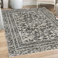 thumbnail image 1 of Vintage Decorative Rug, Abstract Design Soft Pastel Colors of Swirling Branches Repetitive Art, Quality Carpet for Bedroom Dorm and Living Room, 6 Sizes, Pale Grey, by Ambesonne, 1 of 4