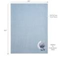 thumbnail image 2 of Bedtime Originals Disney Stitch Blue Soft Fleece Appliqued Baby Blanket, 2 of 6