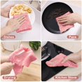 thumbnail image 4 of decorUhome 12 Pack 10" x 10" Kitchen Dish Cloths, Super Soft and Absorbent Coral Velvet Dish Towels, Non-Stick Oil Quick Drying Dishcloths, Pink, 4 of 8