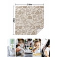 thumbnail image 5 of Cloth Napkins Set of 2 - 20x20 Inches, Khaki Fruit Washable Reusable Table Napkins, Country Retro Floral Botanical Plant Soft & Absortbent Dining Napkin for Party Wedding Hotel Restaurant, 5 of 8
