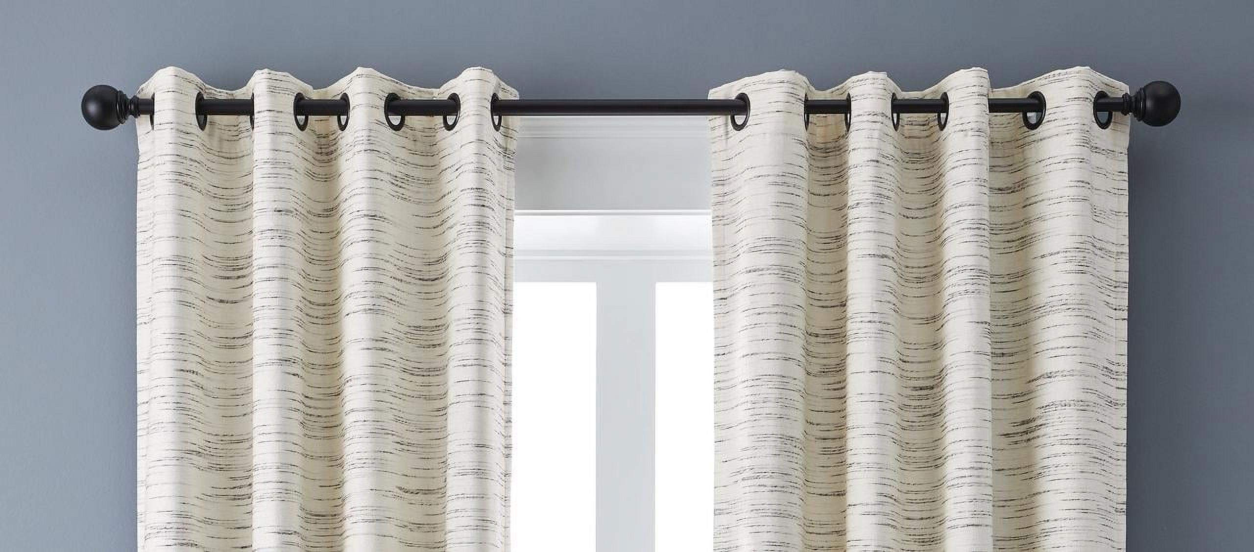 Better Homes & Gardens Blackout Curtain Panel, Black, 53 in x 108 in, 1 Pack