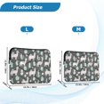 thumbnail image 4 of FORMRS 13-13.3 inch Laptop Sleeve Case Soft Carrying Quilted Computer Bag Cover, Cute Llamas Pattern, 4 of 7