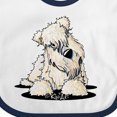 thumbnail image 4 of Inktastic Curious Wheaten Terrier Boys or Girls Baby Bib, 4 of 4