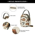thumbnail image 4 of FORMRS Crossbody Bag for Women Quilted Travel Shoulder Cell Phone Purse with Chain Strap Handbag, Fall Leaves, 4 of 7