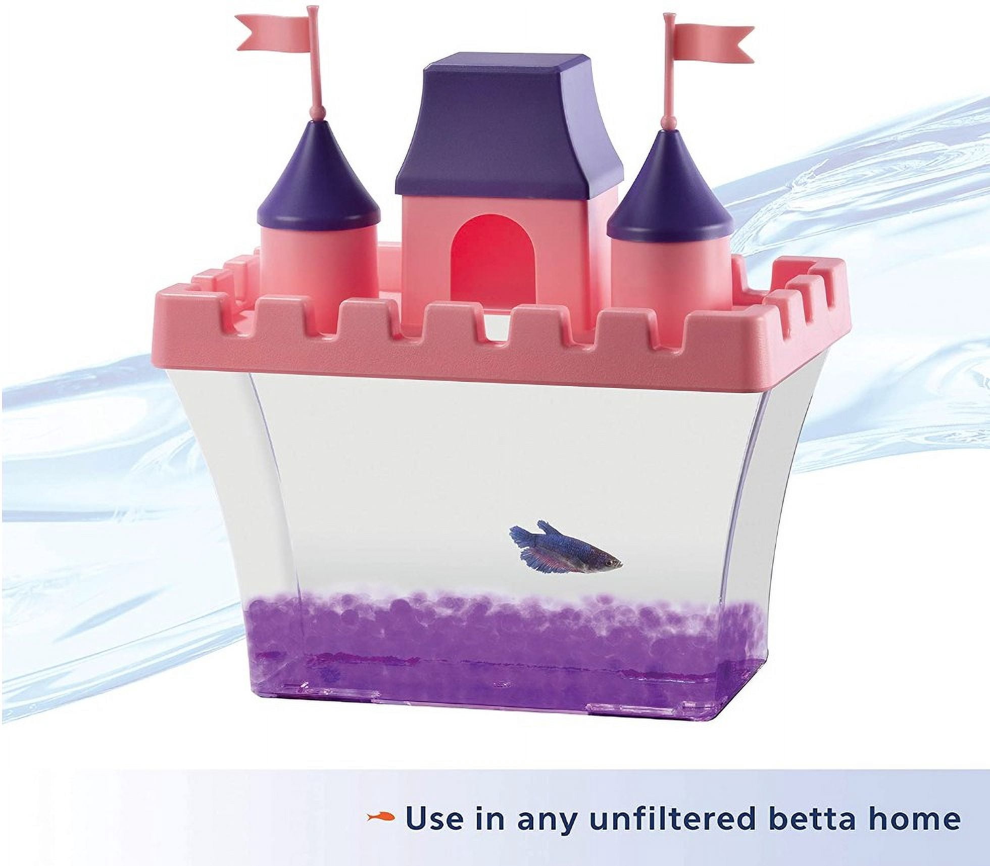Aqueon Pure Betta Beads Purple [Aquarium Gravel and Sand, Aquarium Water Conditioners, Aquarium Supplies] 6 count