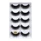 thumbnail image 1 of Pestañas naturales, pestañas postizas, pestañas cortas, pestañas postizas gruesas naturales, 5 pares de pestañas mixtas, pestañas de visón de imitación, pestañas postizas artificiales puras, pestañas, 1 of 2