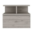 thumbnail image 6 of CoSoTower Floating Nightstand Flopini, One Drawer, Light Gray Finish, 6 of 7