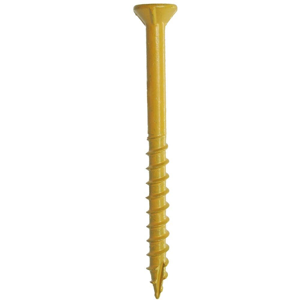 Grip-Rite PrimeGuard Plus No. 9 S X 2.5 in. L Star Bugle Head Deck Screws 25 lb 360 pk - Case of: 1 — Construction & DIY Use, Standard Hardware Spec