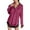 Wine, variant on Censtreet Nightgowns for Women Button Down Night Gowns Short Sleeve Sleep Shirt V Neck Nightshirt Soft Sleepwear Pajams Dress