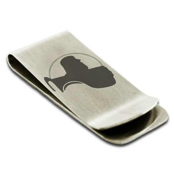 Stainless Steel Disney Toy Story Buzz Lightyear Engraved Money Clip Credit Card Holder