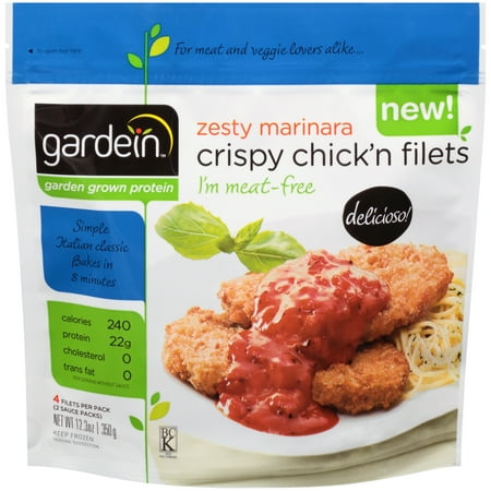GARDEIN, ZESTY MARINARA CRISPY CHICK'N FILETS