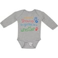 thumbnail image 3 of Inktastic Future Wrestler Wrestling Boys Long Sleeve Baby Bodysuit, 3 of 5