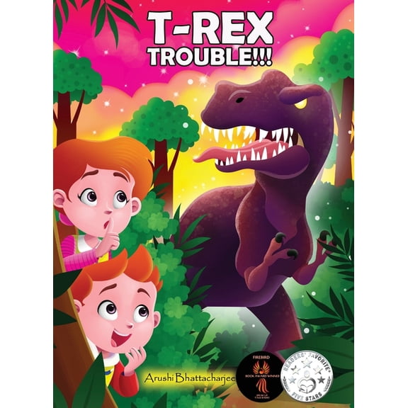 The Adventurous Kids T-Rex Trouble!!!: An Adventure in Dinosaur Land, Book 2, (Hardcover)