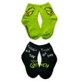 thumbnail image 3 of Grinch x Justice Girl's Cozy Socks, 2-Pack, Sizes S/M & M/L, 3 of 5