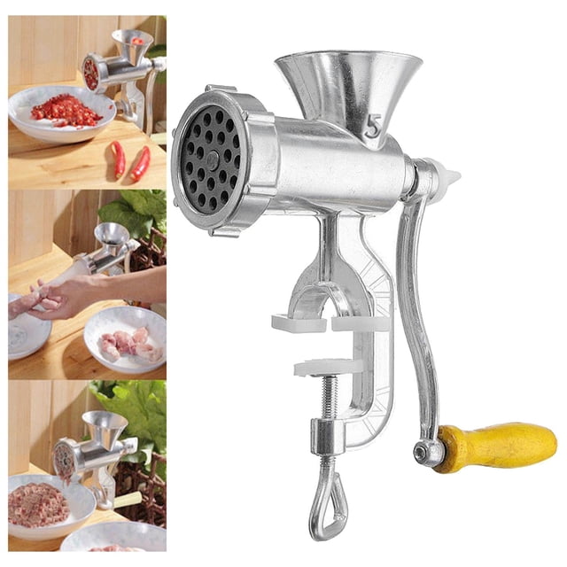 Molinillo Manual de material acero inoxidable, Manual de , herramienta de cocina, para carne de res pollo pimienta molino de S perfecl picadora de carne manual