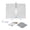 a, variant on SUTENGDA LED Note Board with Colors Glowing Acrylic Message Board Led Drawing Marker Board Light Up D Ry Erasse Board with ADJUSTABLE PLACEMENT ANGLE Stand 1ml