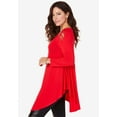thumbnail image 4 of Roaman's Women's Plus Size Boatneck Swing Ultra Femme Tunic, 4 of 6
