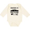 thumbnail image 3 of Inktastic Seattle Washington Someone Loves Me Skyline Boys or Girls Long Sleeve Baby Bodysuit, 3 of 5