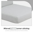 thumbnail image 6 of Aoodor 4-Piece Outdoor Chair Cushion 45 x 22 x 4 Inch Patio Furniture Seat Cushion - Light Gray, 6 of 8