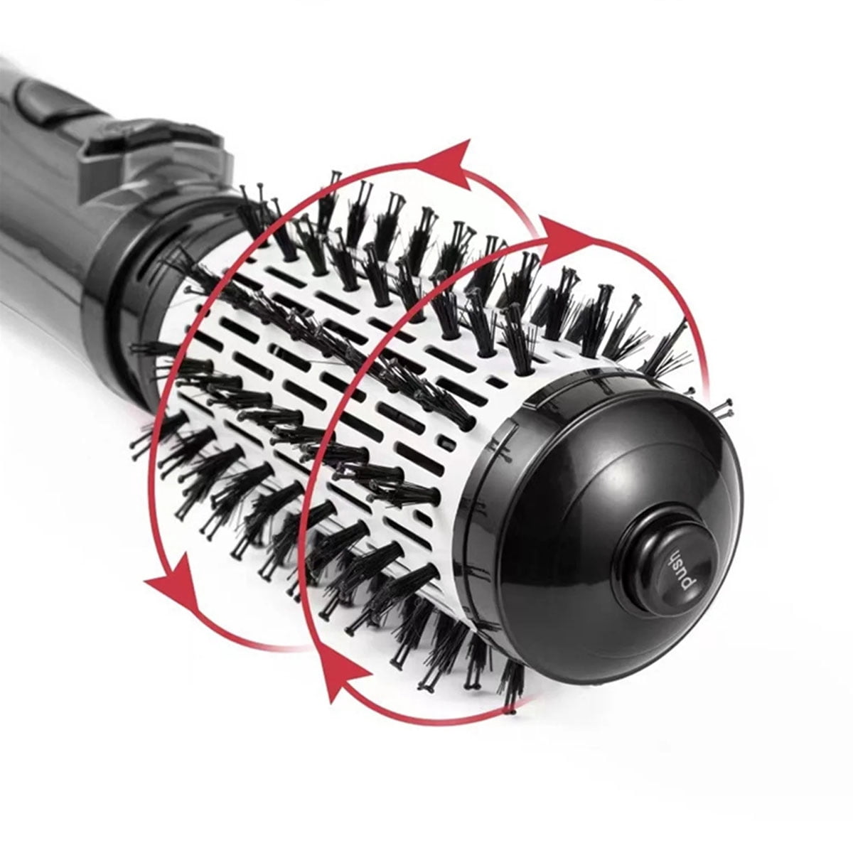 Yiliangx 3 In 1 Hot Air Styler And Rotating Hair Dryer Multifunction Electric Hair Styler Comb,(Grey)
