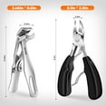 thumbnail image 6 of Toenail Clippers for Thick Nails for Seniors, DRMODE Angled Head Ergonomic Nail Clippers for Men with Catcher, Heavy Duty Large Podiatrist Toe Nail Clippers with Wide Opening for Ingrown Thick Nails, 6 of 15