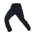 thumbnail image 1 of Innerwin Pants Elastic Waist Mens Bottoms Summer Drawstring Fitted Trousers Black M/32, 1 of 2