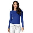 thumbnail image 3 of Adar Underscrubs for Women 3 Pack - Long Sleeve Underscrub Comfort Tee - 2903 - Royal Blue - XS, 3 of 7