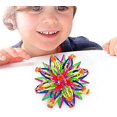 thumbnail image 2 of Bola elástica, bola telescópica, juguete de bola mágica expansible, bola de flores mágica elástica colorida, juguetes sensoriales para autismo para niños pequeños, niños y adultos, 2 of 5