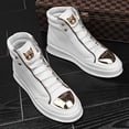 thumbnail image 2 of New Men'S Sports Casual Shoes from Europe, Featuring Thick Soles, Durable, Stylish, Comfortable, Versatile High-Top Boots, 2 of 9