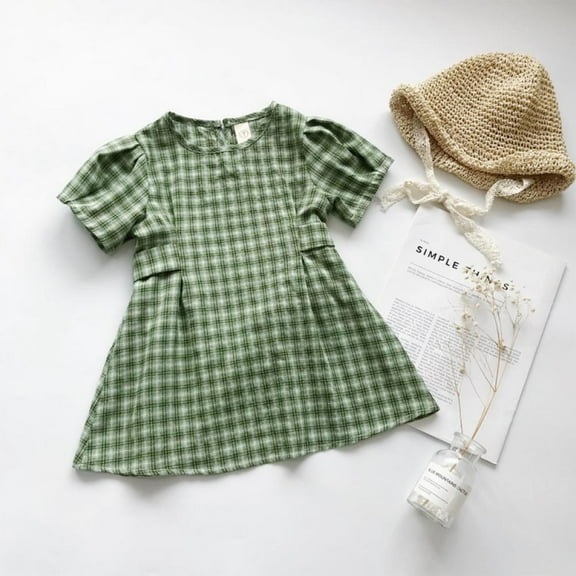 Little Girls Short Sleeve Dresses
