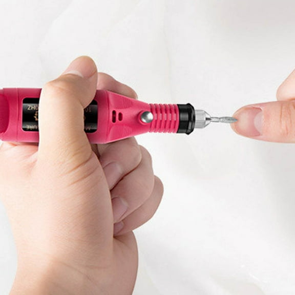 Pen-Style Nail Drill, Red - Portable Electric Nail Drill Kit, Manicure Pedicure Machine for Acrylic Nails, Sets & Kits Easter Mother'S Day The