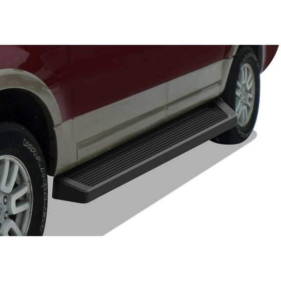 APS Black Running Boards Style Compatible with Ford Expedition 2007-2017 EL (Nerf Bars Side Steps Side Bars)