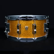 Ludwig 6.5" x 14" Classic Maple Snare Drum, Gold Sparkle