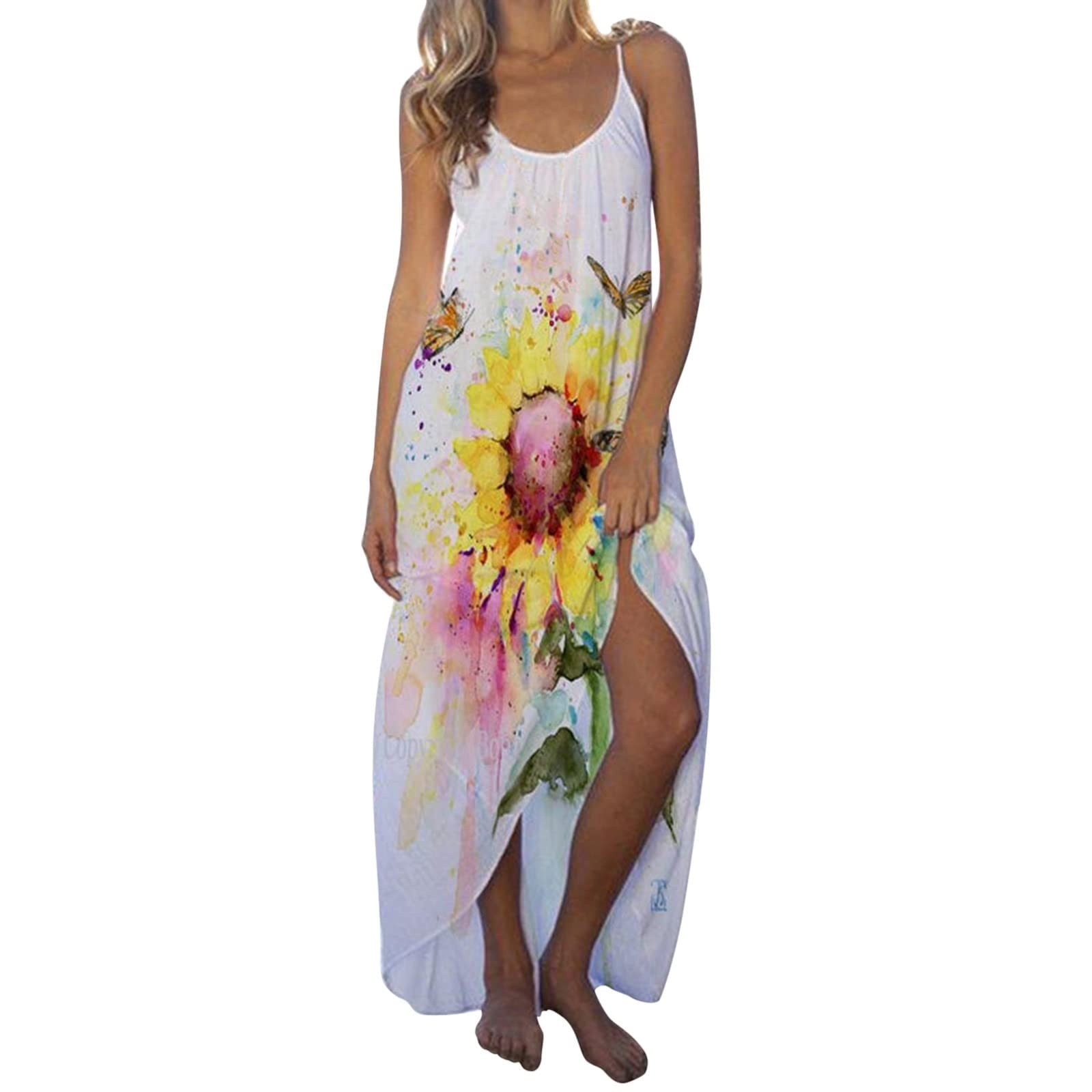 現品限り一斉値下げ! HKEJIAOI Birthday Clearance Deals Women for Dresses Beach Clothing