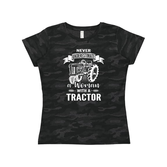 Inktastic Tractor Woman Women's T-Shirt