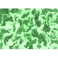 thumbnail image 1 of Ahgly Company Indoor Rectangle Abstract Emerald Green Modern Area Rugs, 3' x 5', 1 of 4