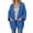 Blue, variant on GTEYOIJN Cardigan Women's Oversized 3/4 Sleeve Open Front Knit Cardigan Outwear with Pockets