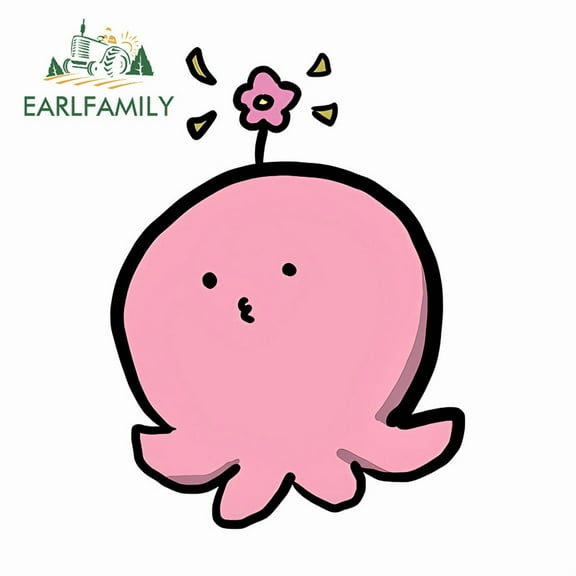 EARLFAMILY 5.1" Takopi’s Original Sin Car Sticker Personality Occlusion Scratch Windshield Truck Helmet Racing Drifting Vinyl Decal Waterproof Graphics