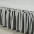 thumbnail image 4 of Solid Luxury Bed Skirt Super Microfiber Pleated 14" Drop Premium Dust Ruffle, 4 of 5