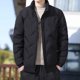 thumbnail image 1 of Puntoco Parkas Informales De Manga Larga Con Cuello Vuelto Y Bolsillos Con Cremallera De Color Liso Para Hombre, 1 of 7