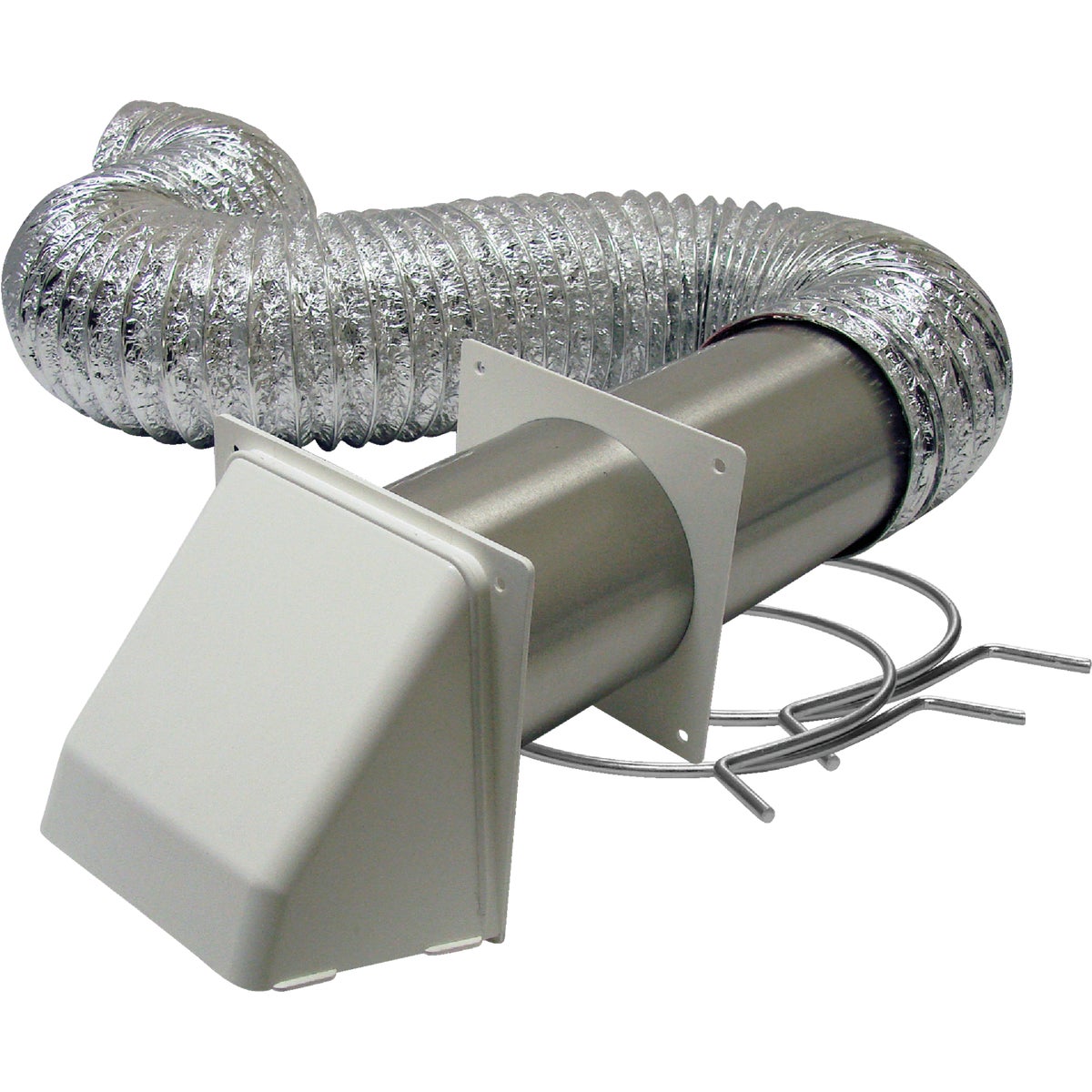 Lambro 1375W 4-In. x 8-Ft. UL 2158A Transition Duct Vent Kit