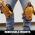 thumbnail image 4 of Milescraft 1603 Rodilleras duraderas y resistentes con 3 ruedas y cómodos cojines de gel para adultos unisex Capacidad de giro completo de 360 ​​sin levantar del suelo Amarillo Talla única, 4 of 6