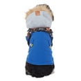thumbnail image 3 of Dog Coat with Hood, Winter Warm Dog Jacket for Small Medium Dogs, Windproof Fleece Lining Dog Coat with Chest Strap, 3 of 9
