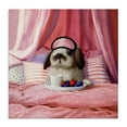 thumbnail image 5 of Stupell Industries Adorable House Bunny Rabbit Breakfast In Bed Pink, 17 x 17, Design by Lucia Heffernan, 5 of 5
